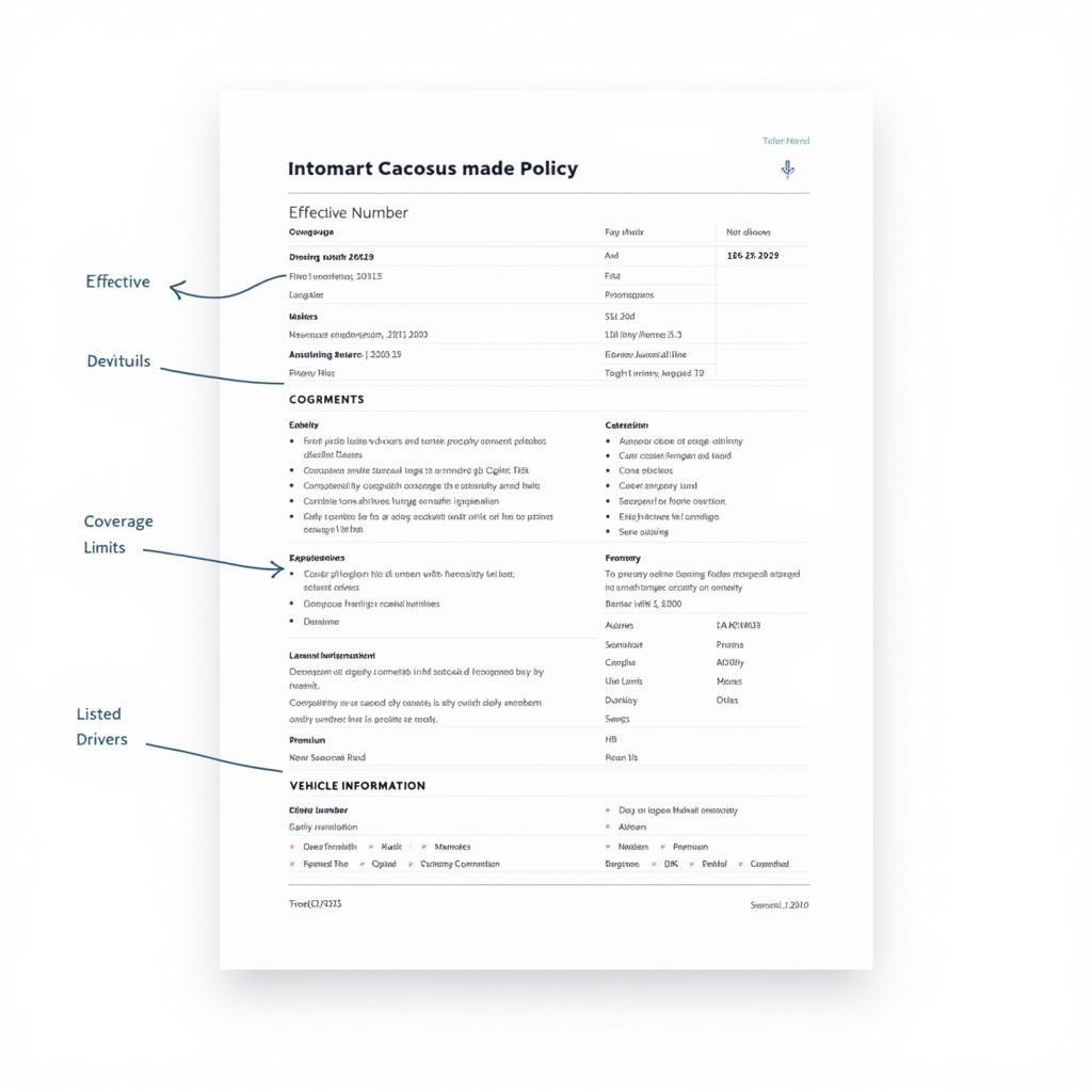 Understanding Your Car Insurance Policy Document