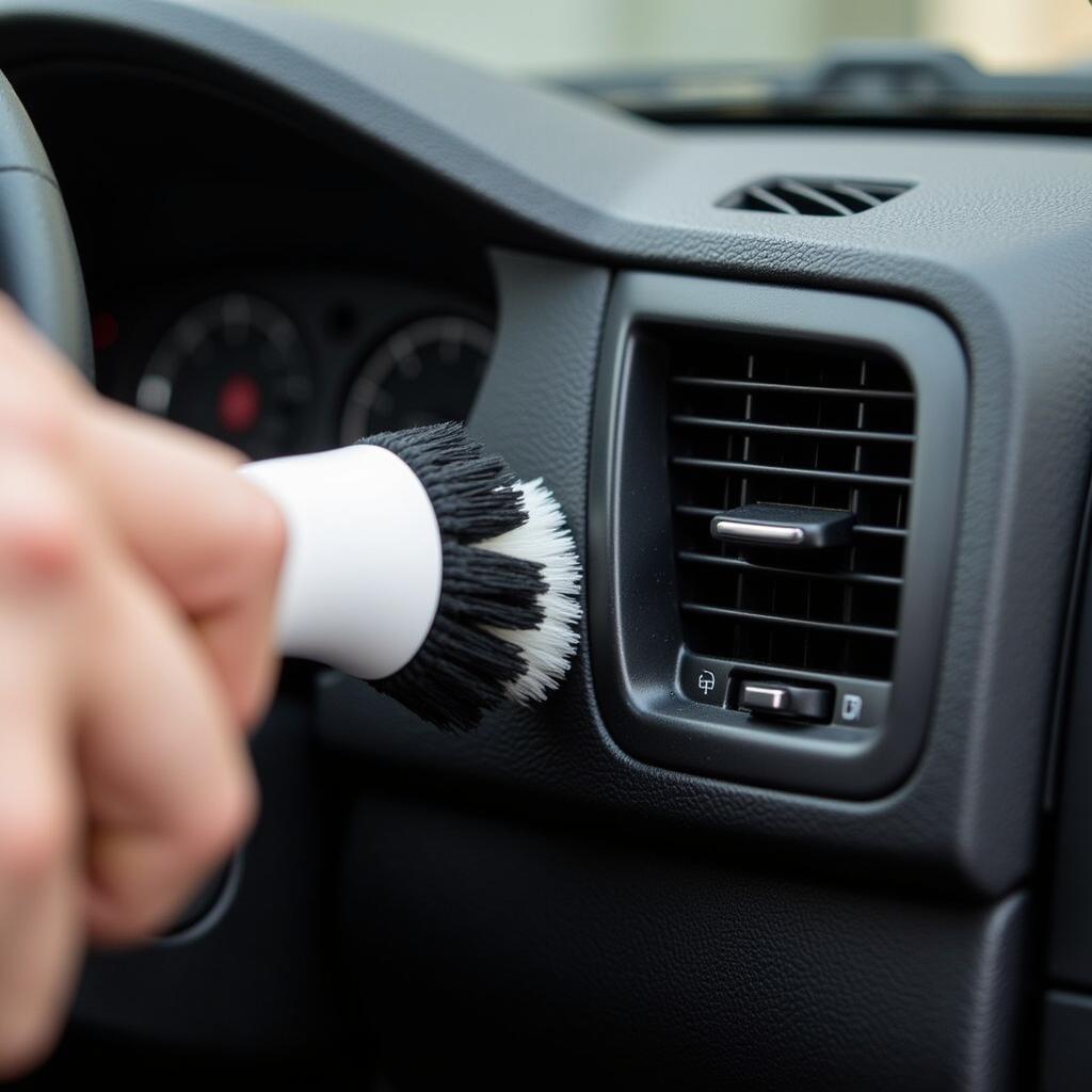 Cleaning car interior