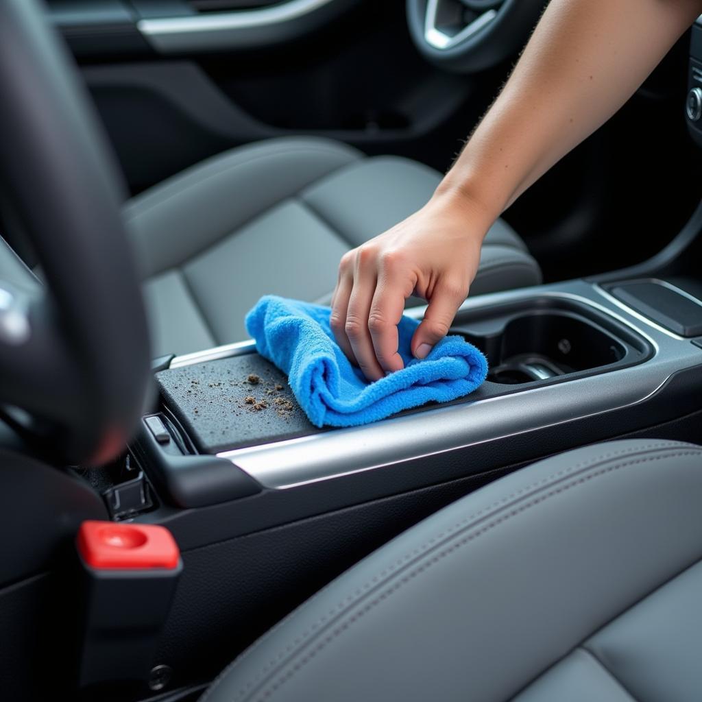 Cleaning Car Interior Before CarMax Appraisal