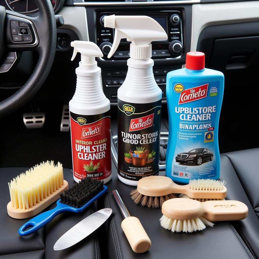 Car Interior Cleaning Products and Tools