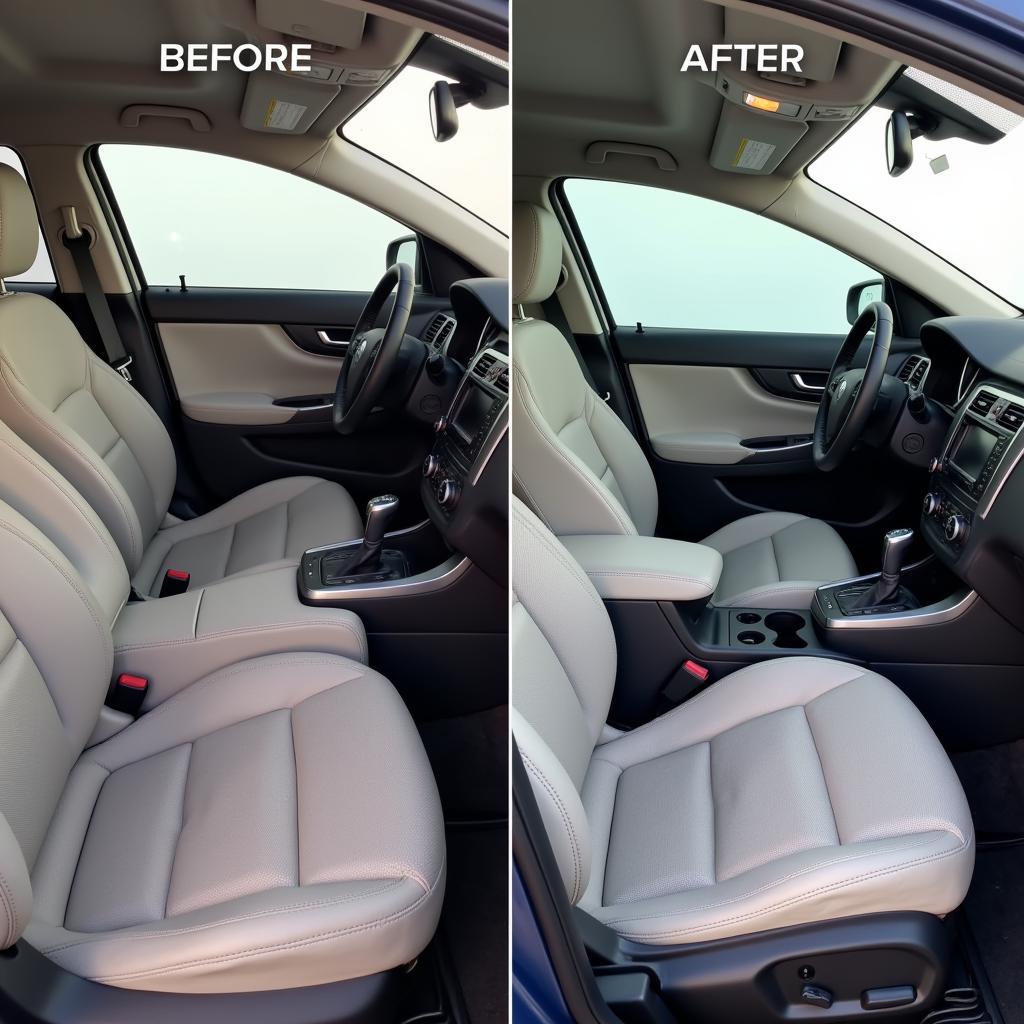 Car Interior Detailing: A Striking Difference