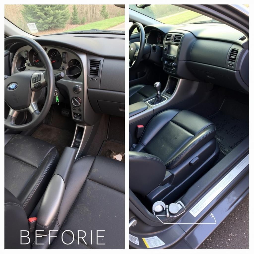 Car Interior Detailing Process