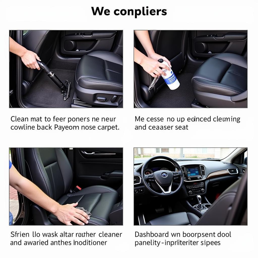 Car Interior Detailing Process