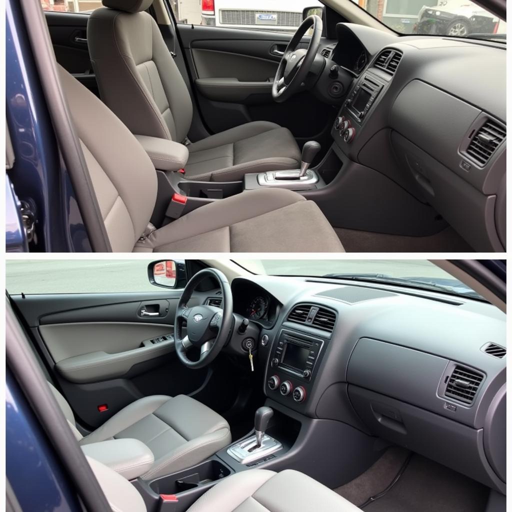 Interior Car Detailing Transformation