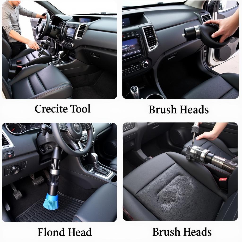 Car Interior Vacuuming Process