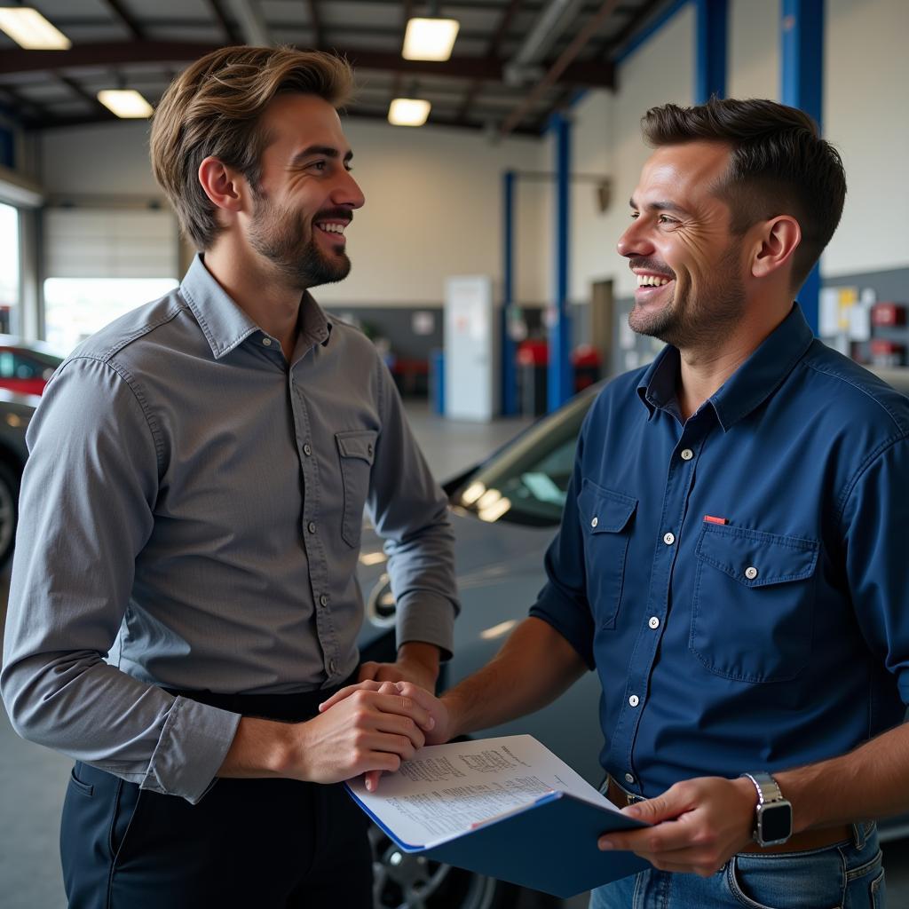 Car Owner and Mechanic Consultation