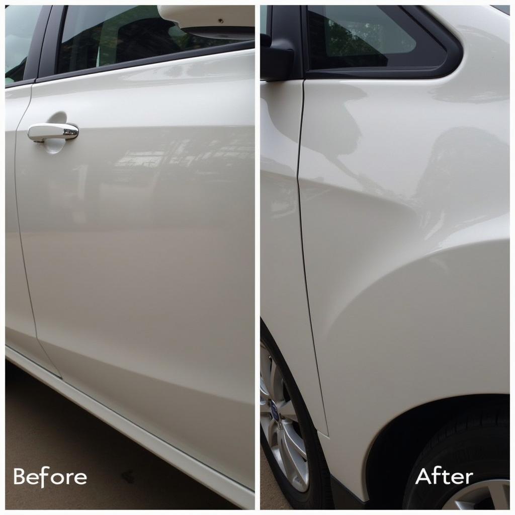 Car Paint Correction After Extreme Detail