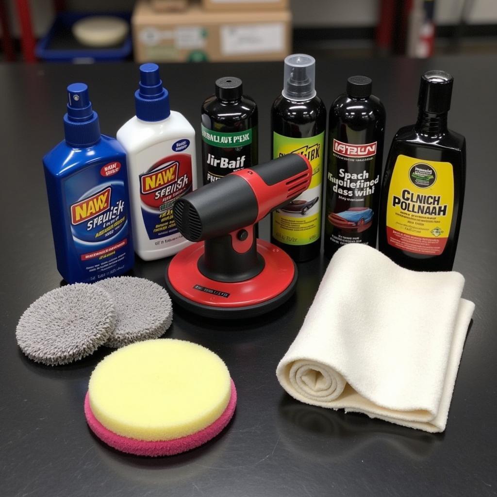 Car Polishing Products and Tools