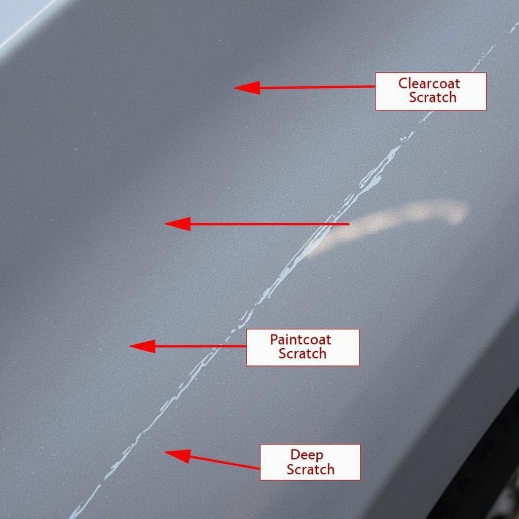 Car Scratch Types