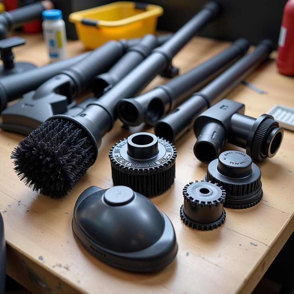 Essential attachments for car detailing shampooers