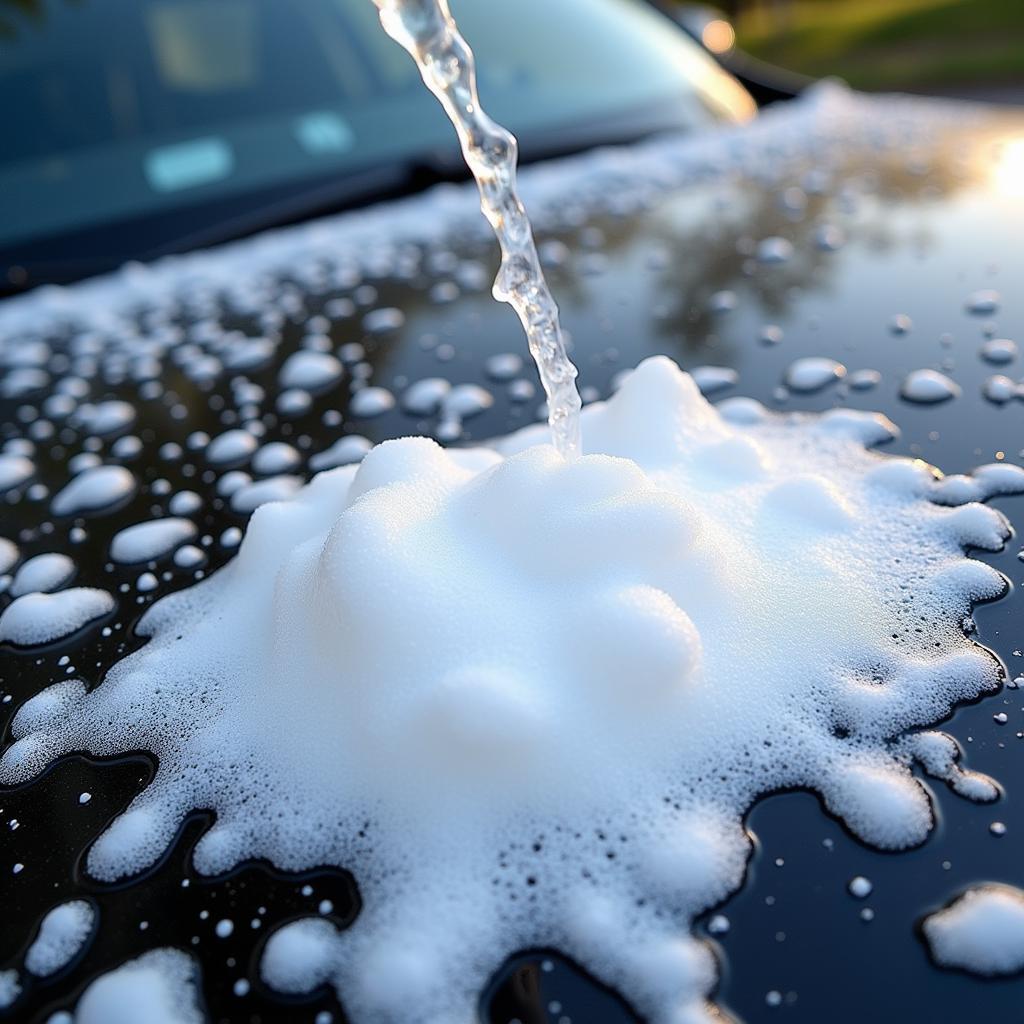 Car Wash Soap in Action