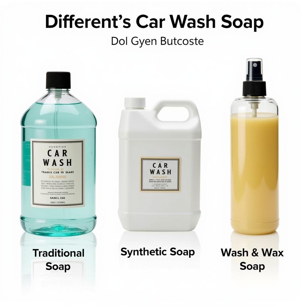 Different Types of Car Wash Soap