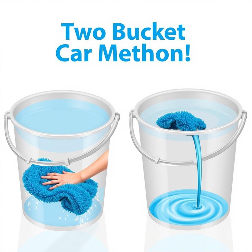 Car Wash Using Two Bucket Method