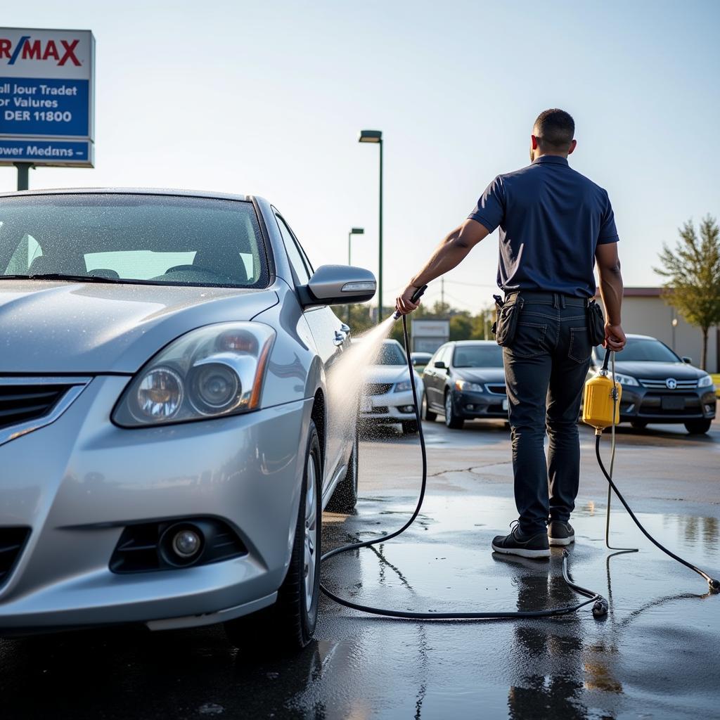 CarMax Car Exterior Wash Process