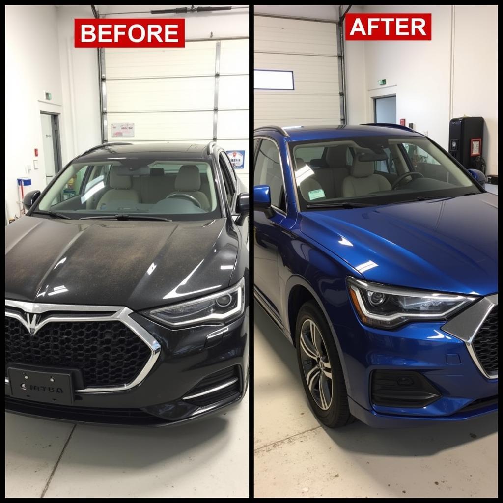 Champaign Car Detailing Before & After