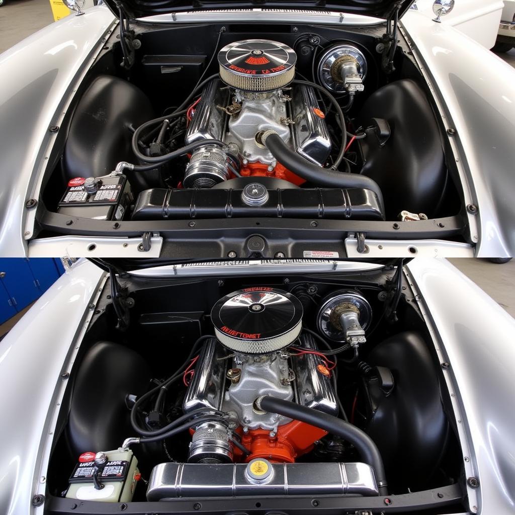 Classic Car Engine Bay Detailing