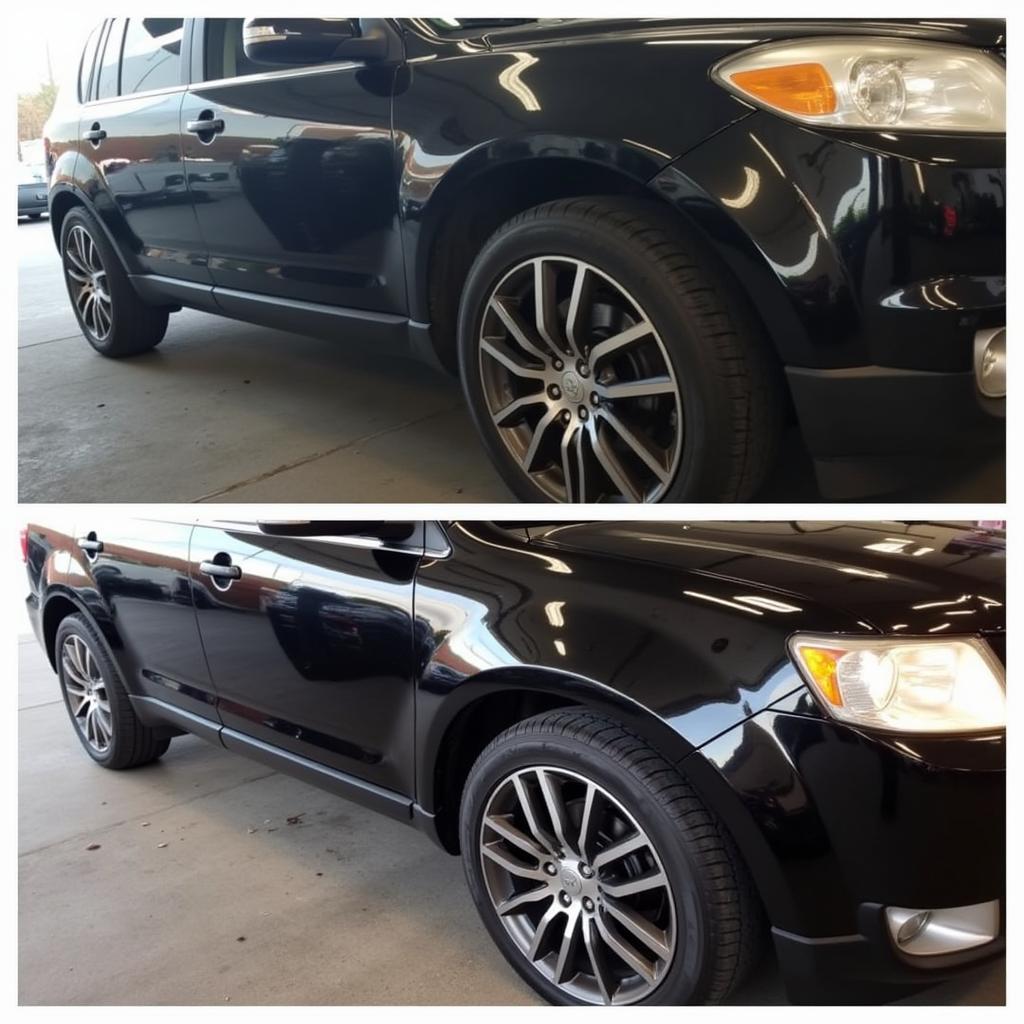 A Clean and Shiny Car After Detailing