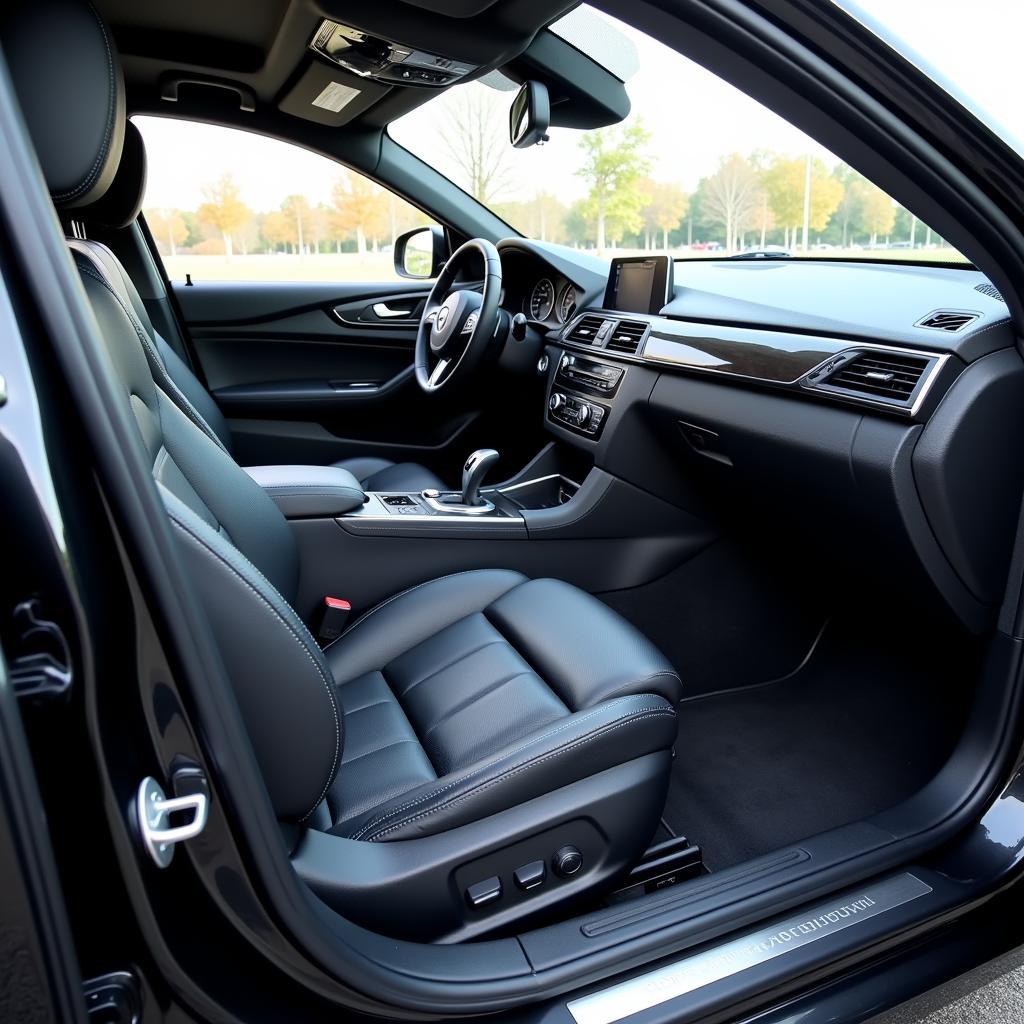 Clean Car Interior After Professional Detailing