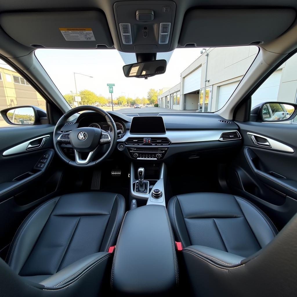 Spotless Car Interior After a Thorough Detailing Session