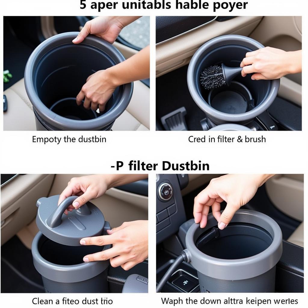 Maintaining a car detailing vacuum