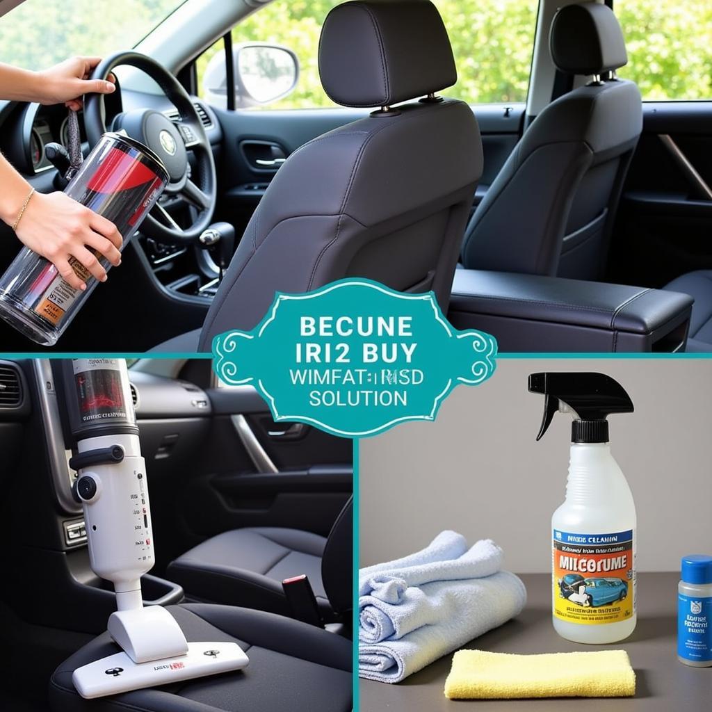 Cleaning Car Interior on a Budget