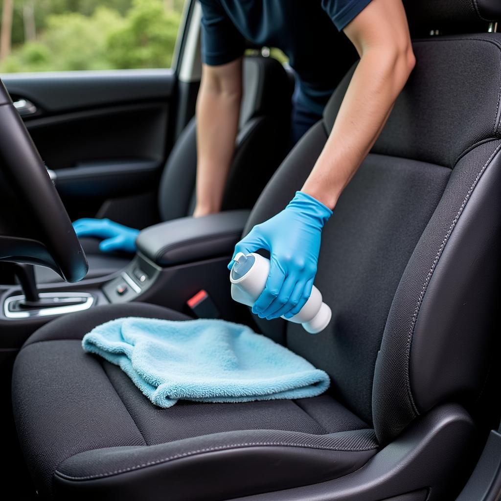 Cleaning Car Seats