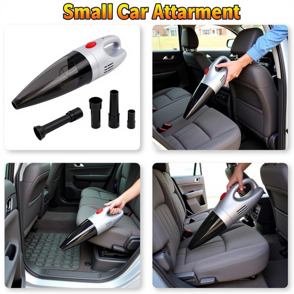 Compact Car Vacuum for Interior Detailing in an Apartment