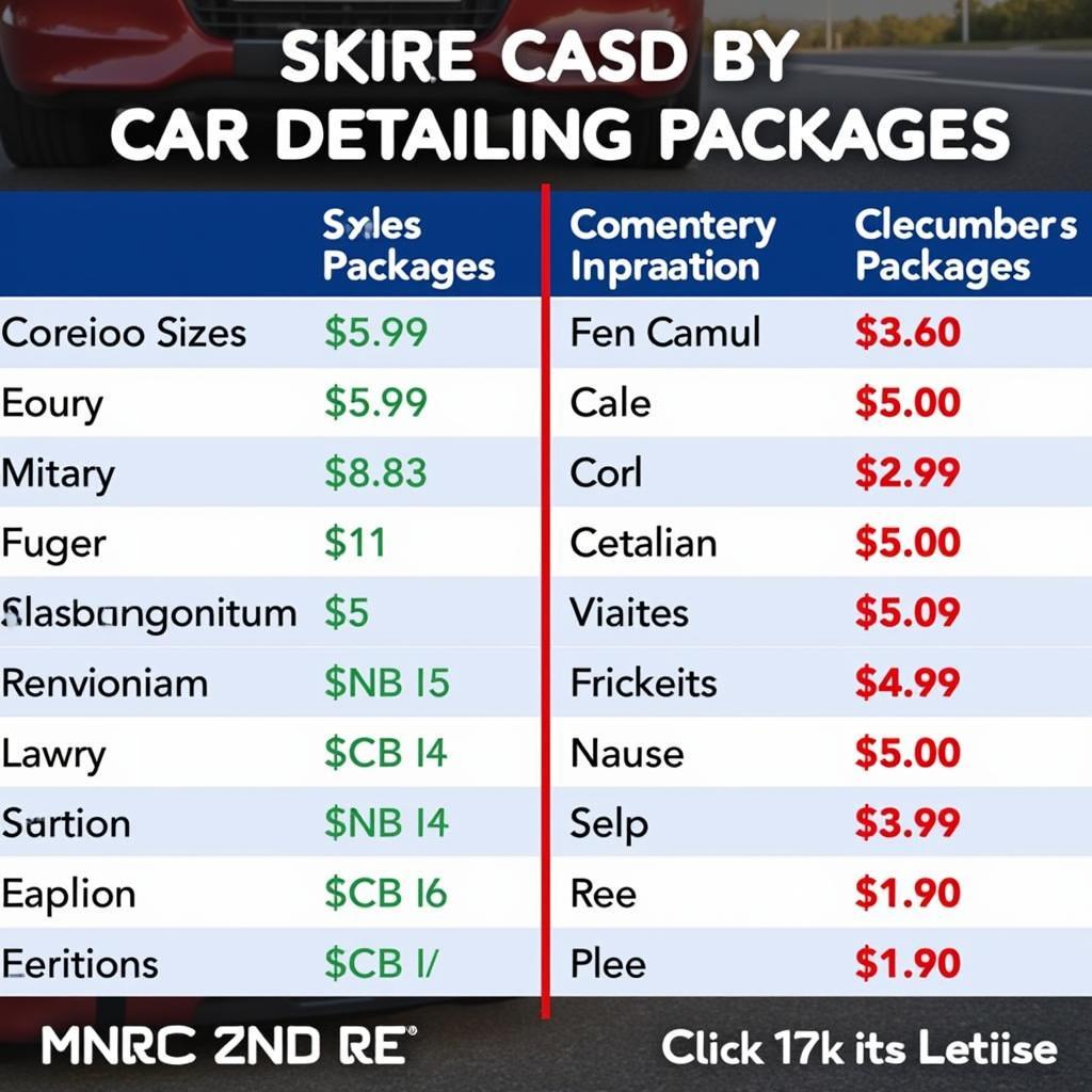 Comparing Car Detailing Packages