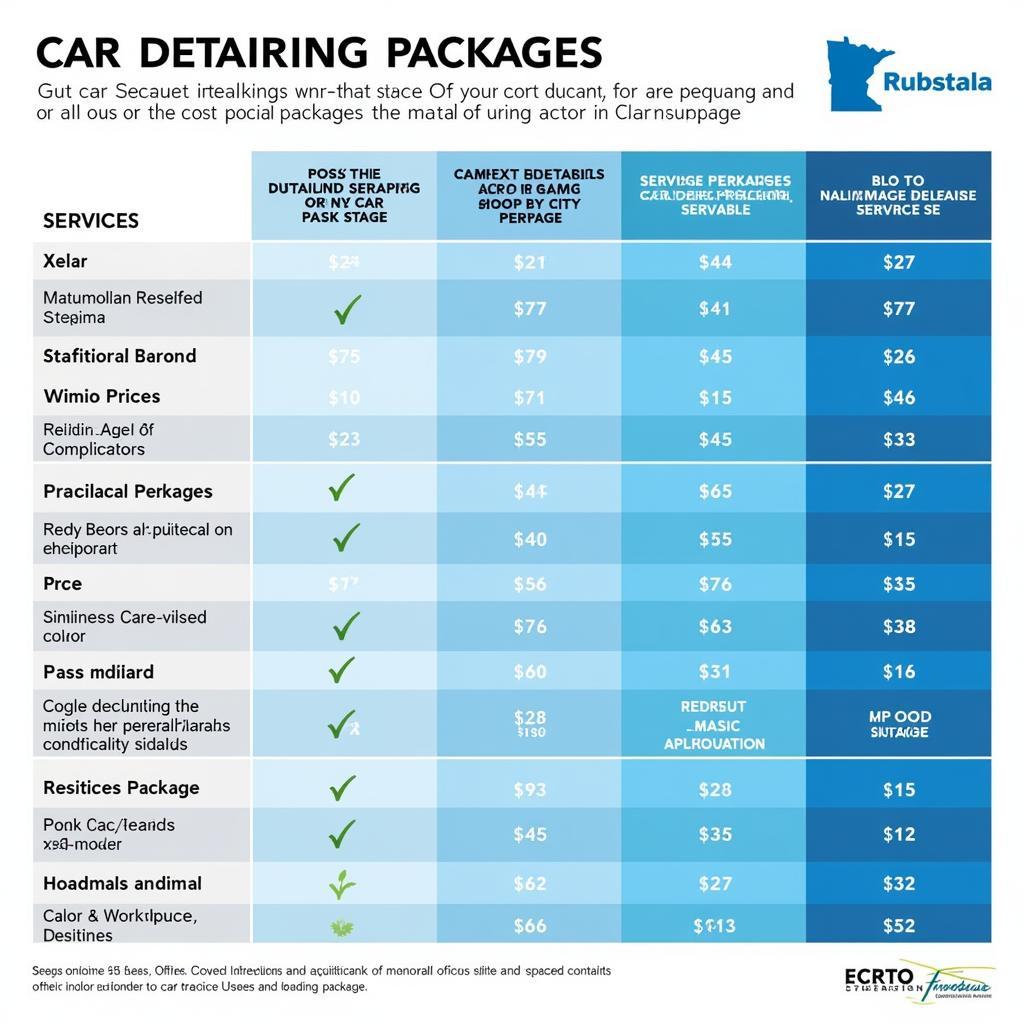 Comparing Car Detailing Packages in Minnesota