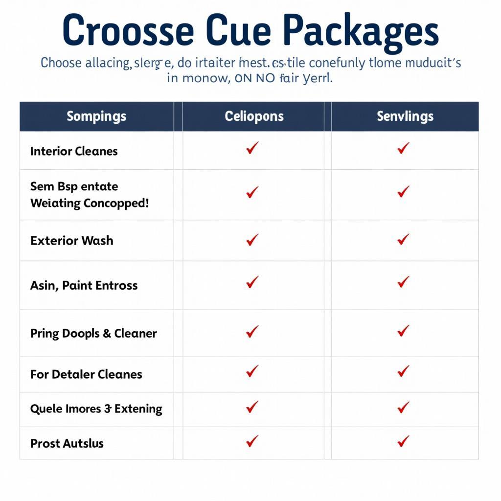 Comparing car detailing prices and packages