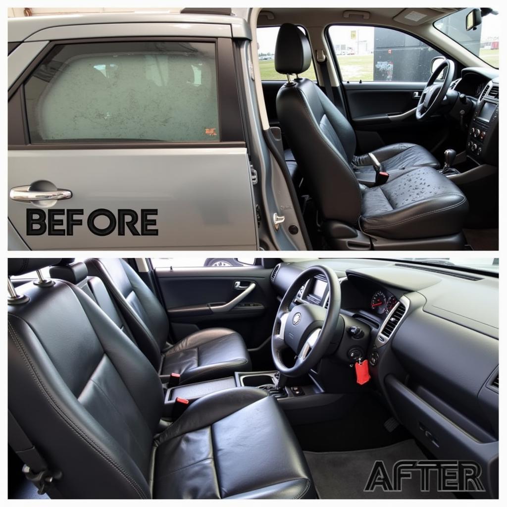 Comparing Car Detailing Results: Before & After