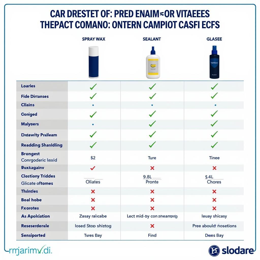 Comparison of Different Car Dressing Formulas