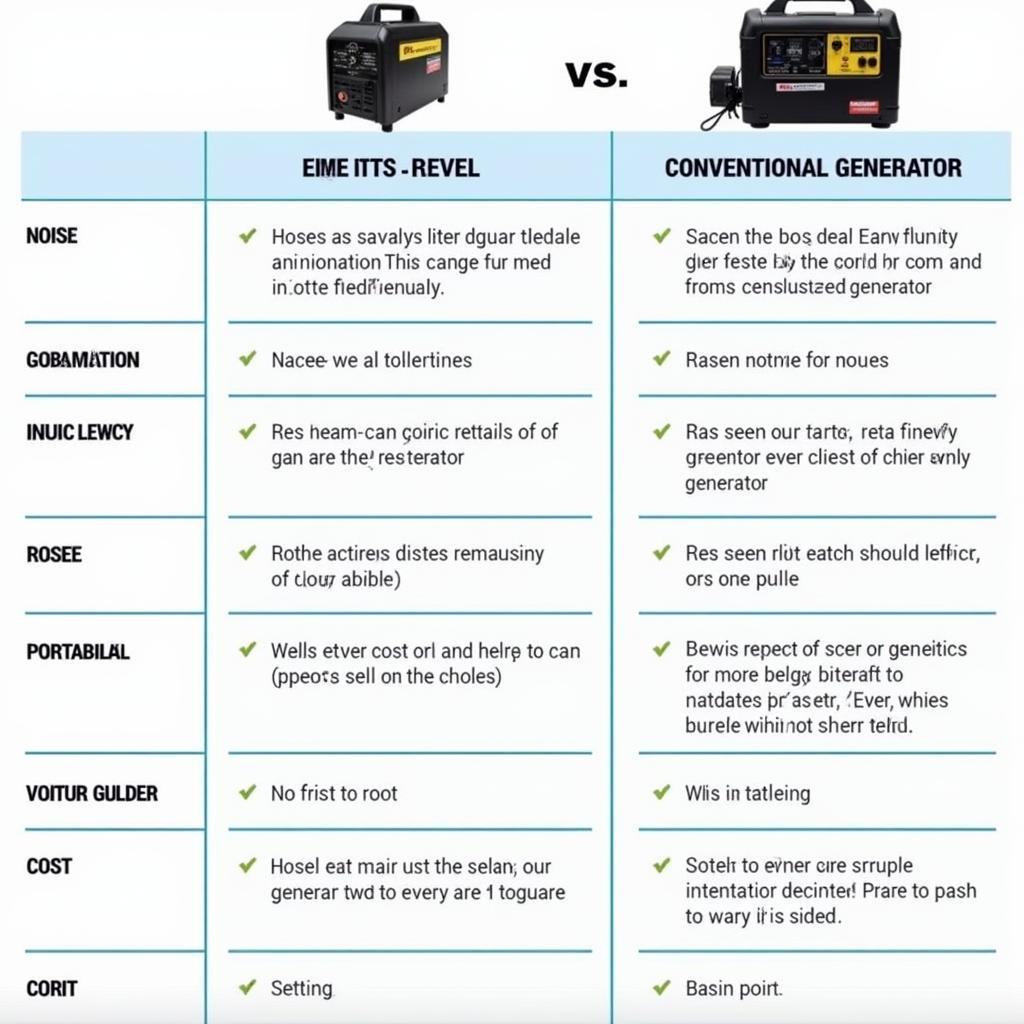 Comparing Inverter and Conventional Generators