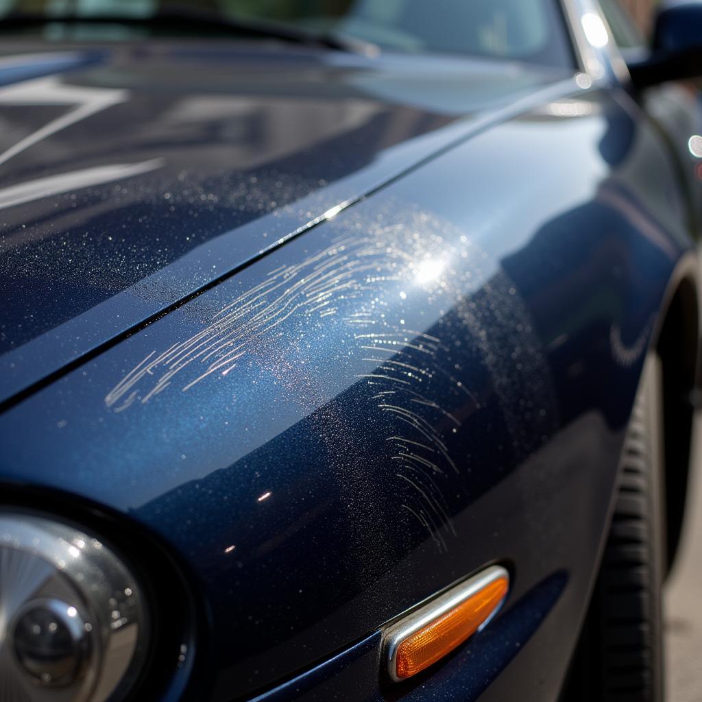 Swirl Marks on Car Paint After Dealer Detail