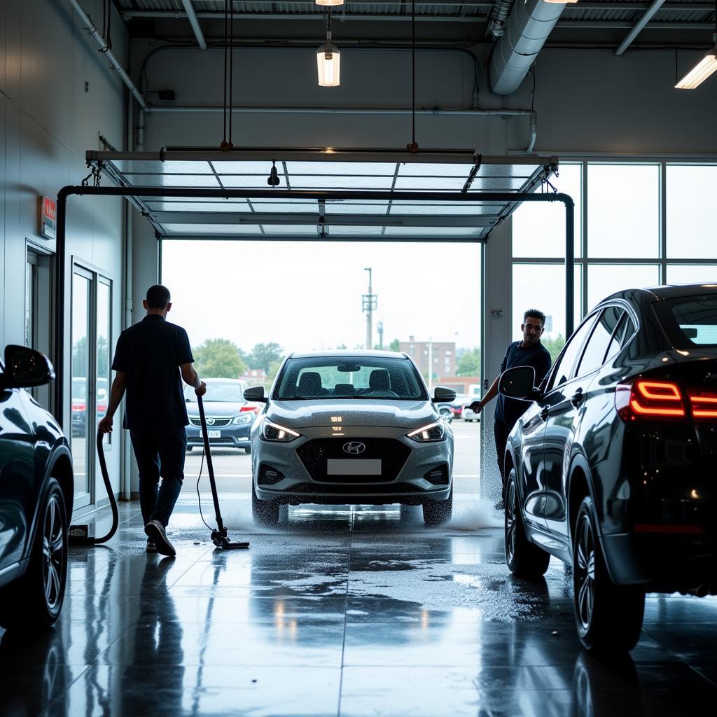 Dealership Detailing Bay