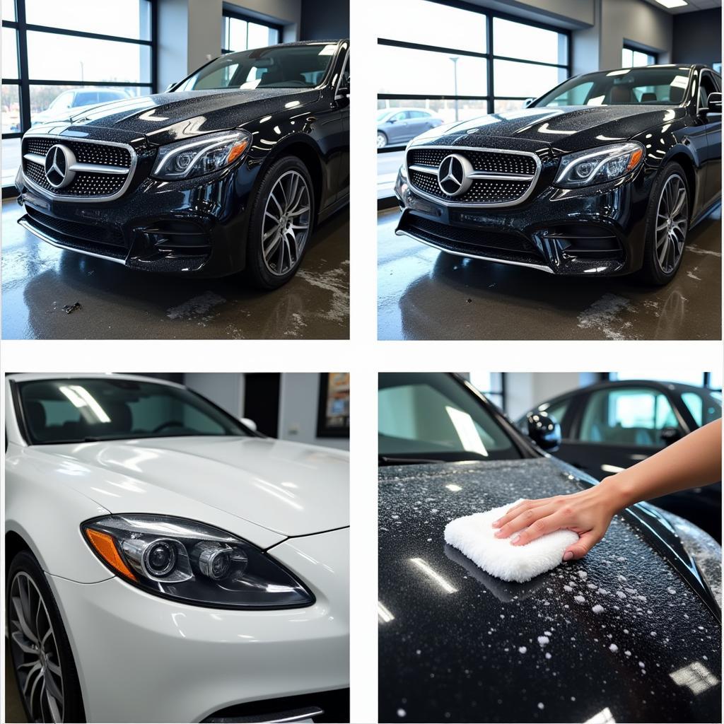 Dealership Exterior Car Detailing Process