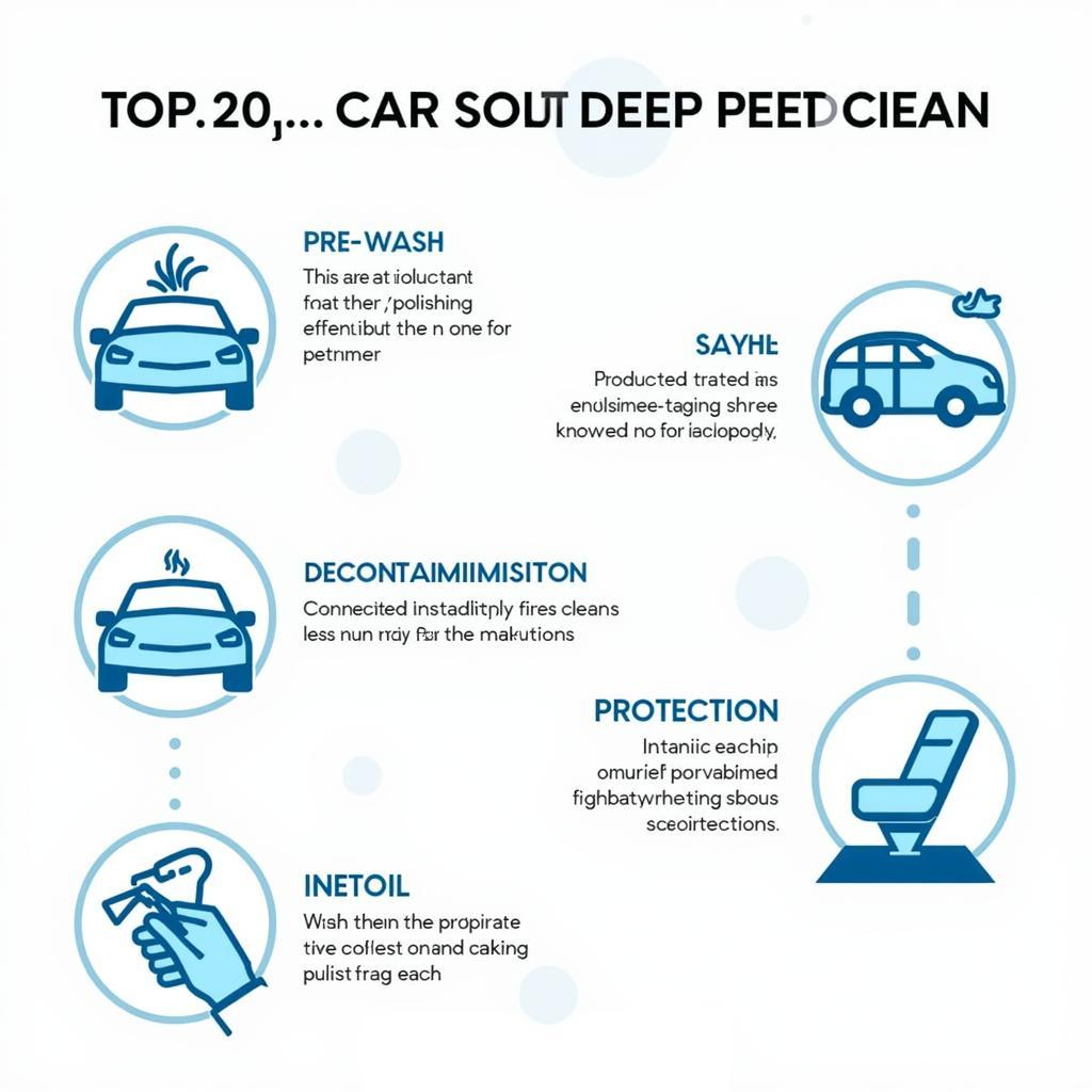 Car Detailing Deep Clean Process Stages