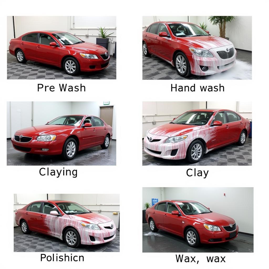 Detail Car Wash Process Steps