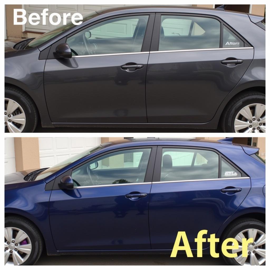 Car Detailing Before & After