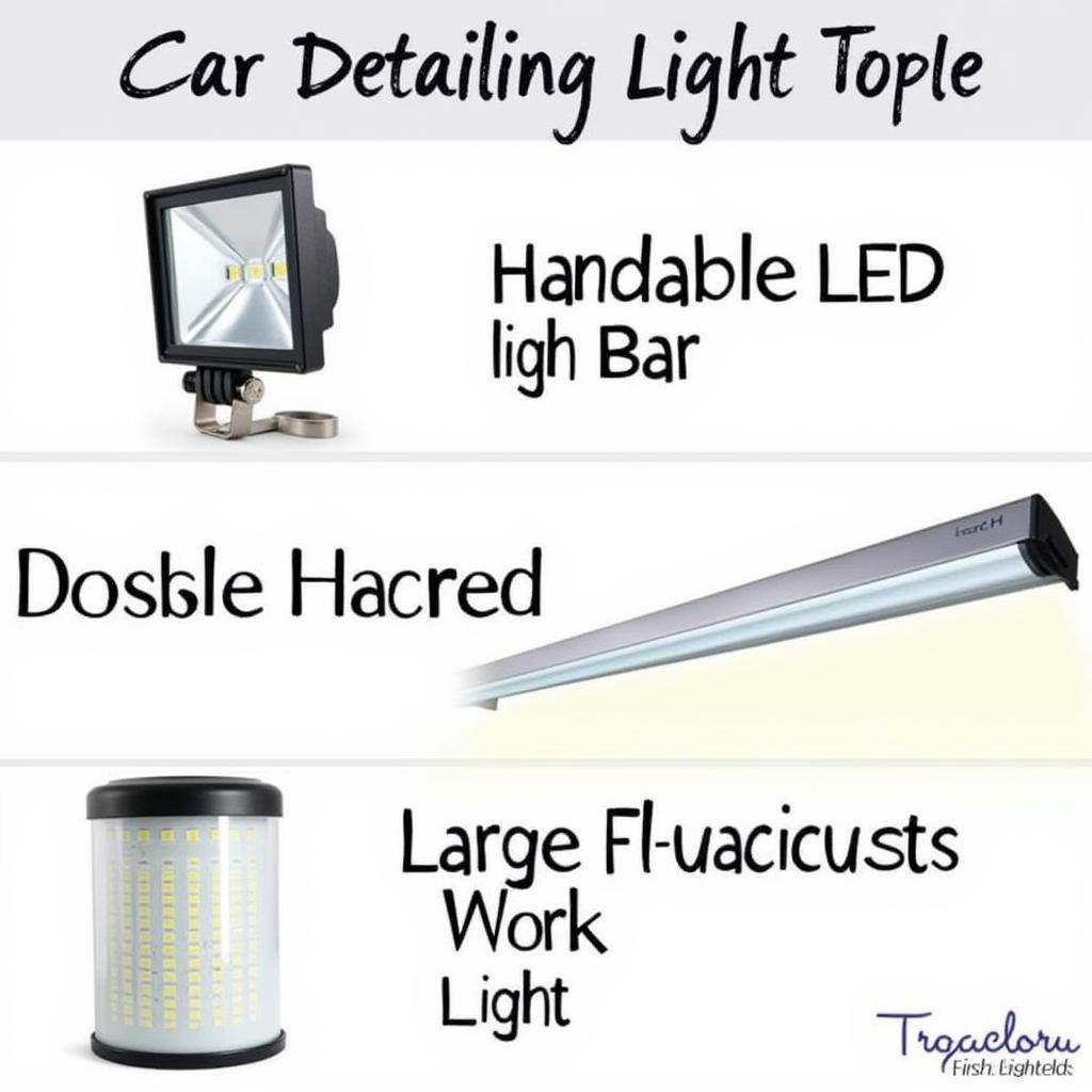 Different Types of Car Detailing Lights