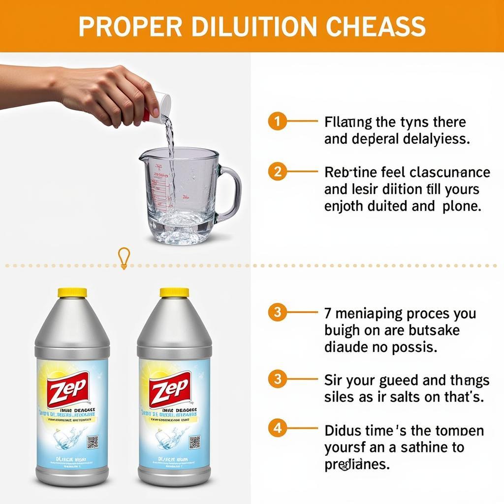 Diluting Zep Citrus Degreaser for Safe Car Detailing