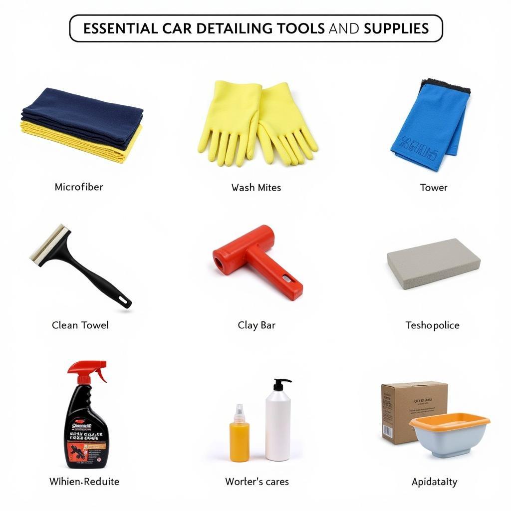 Essential Tools and Supplies for DIY Car Detailing