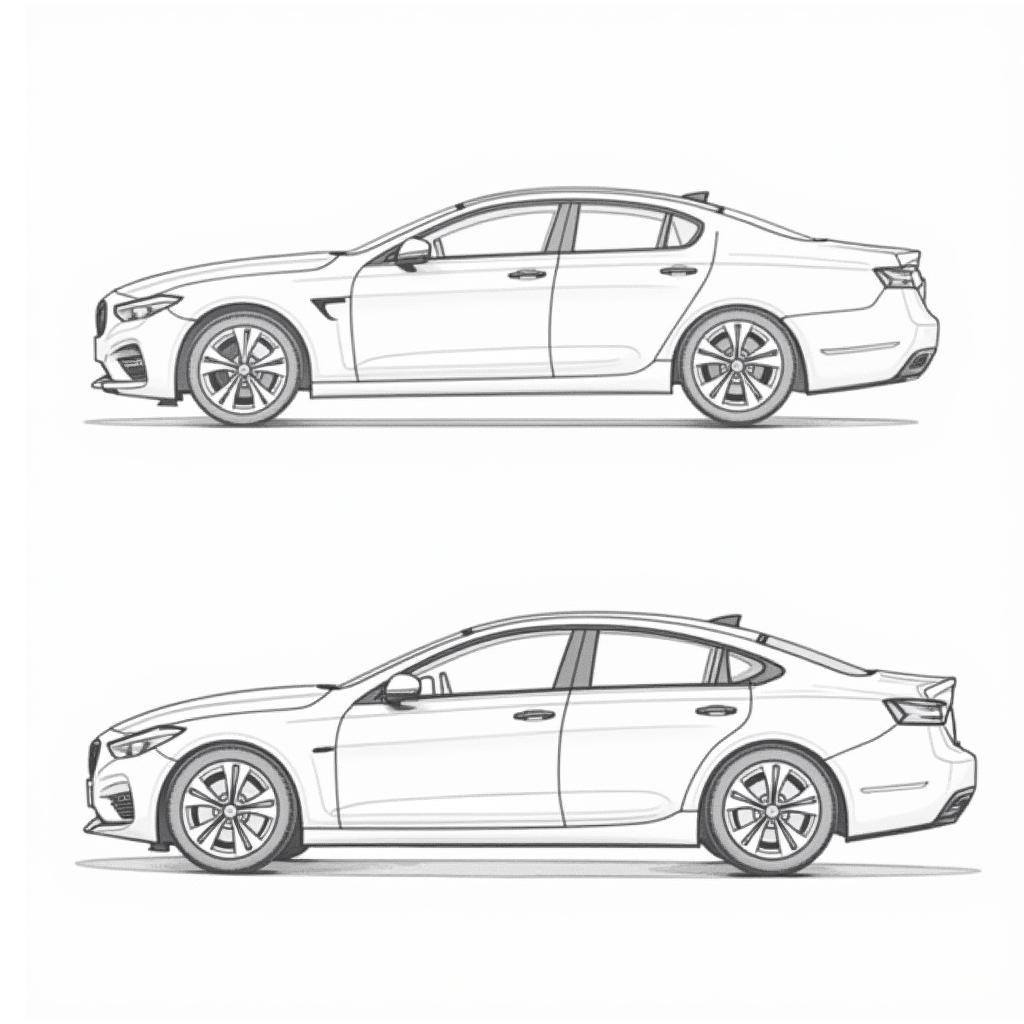 Car Drawing Perspective Guide