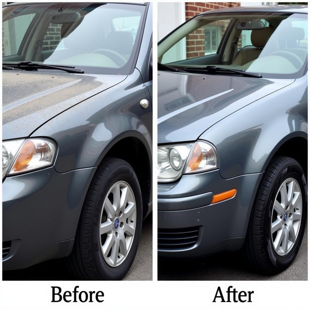 Results of Using Dupont Teflon Quick Car Detailer