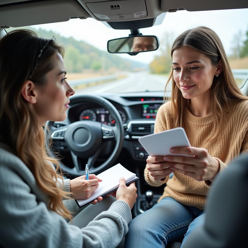 Exchanging Details After a Car Accident