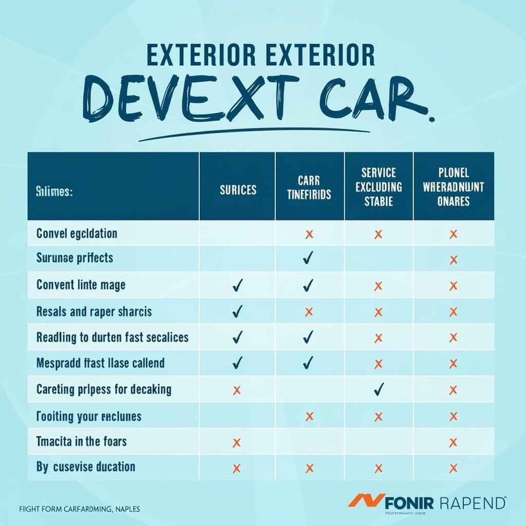 Comparing Different Exterior Car Detailing Packages in Naples