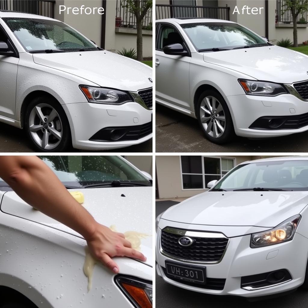 Car exterior detailing process