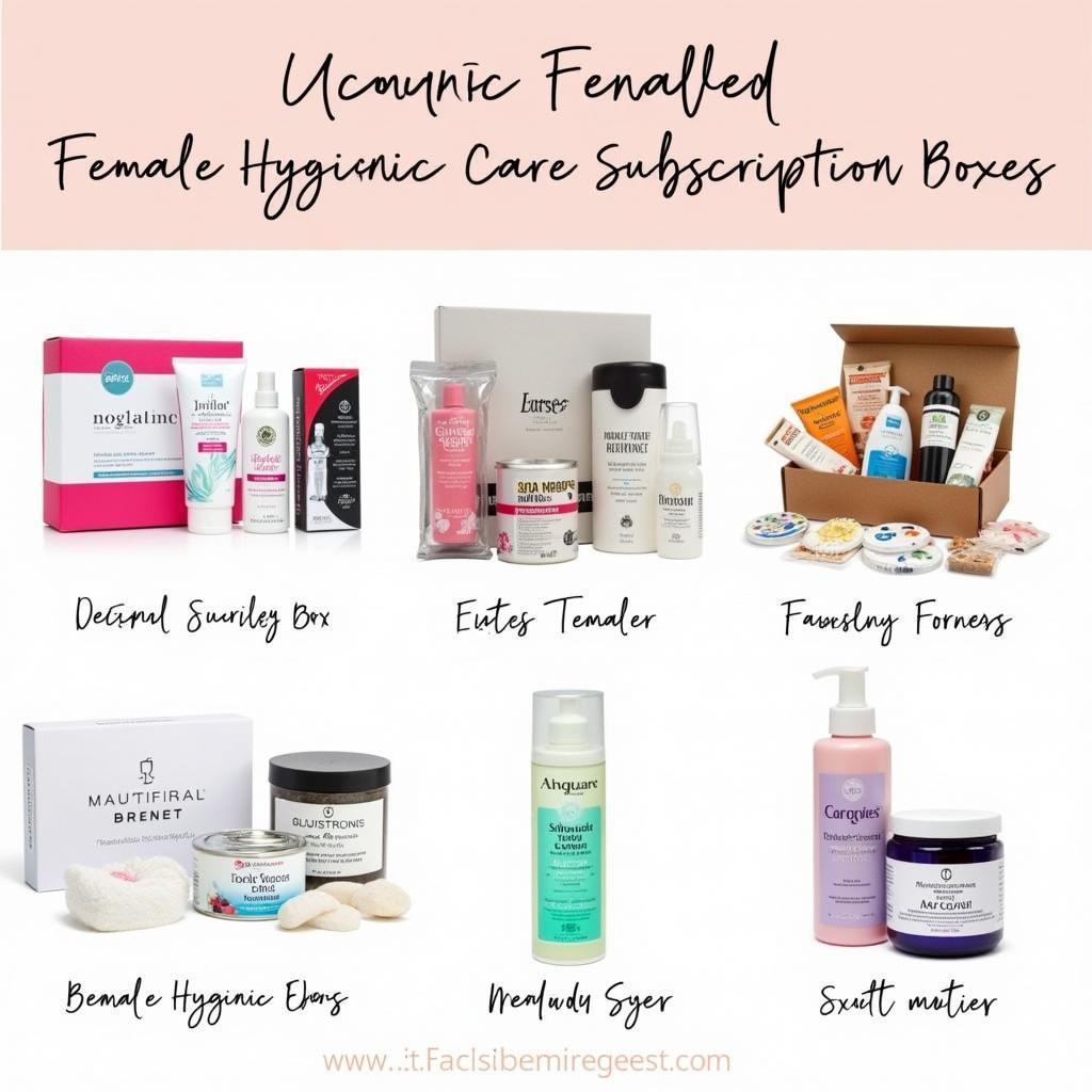 Female Hygienic Care Subscription Boxes