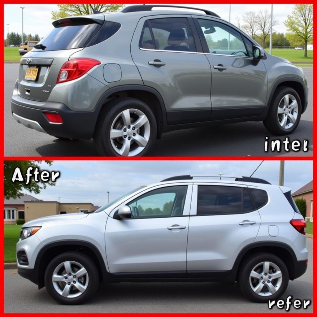 Before and After Car Detailing in Fresno