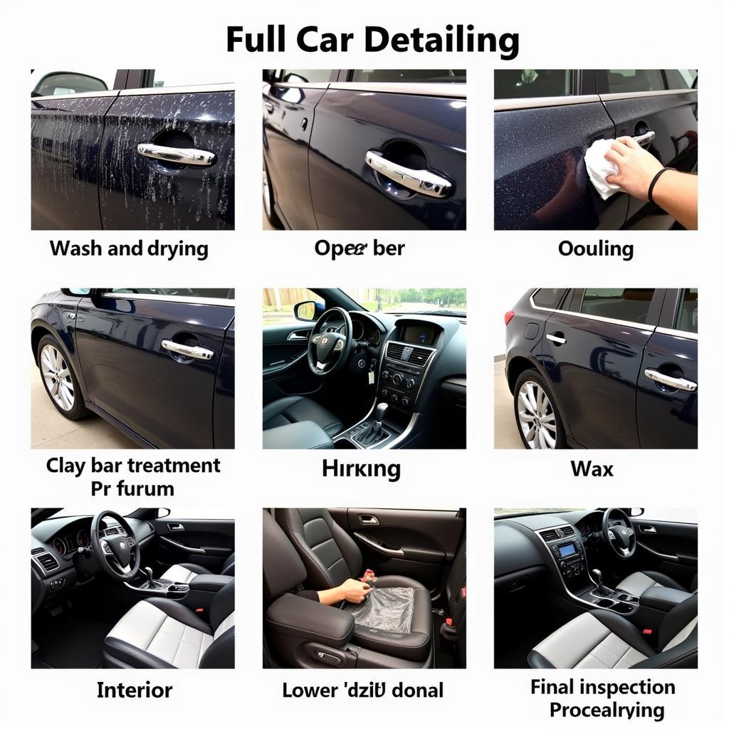 Full Car Detailing Process in Action